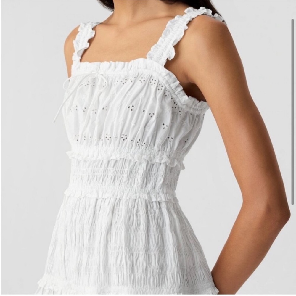 NWT Gap x Doen Eyelet Midi Dress - Picture 2 of 11